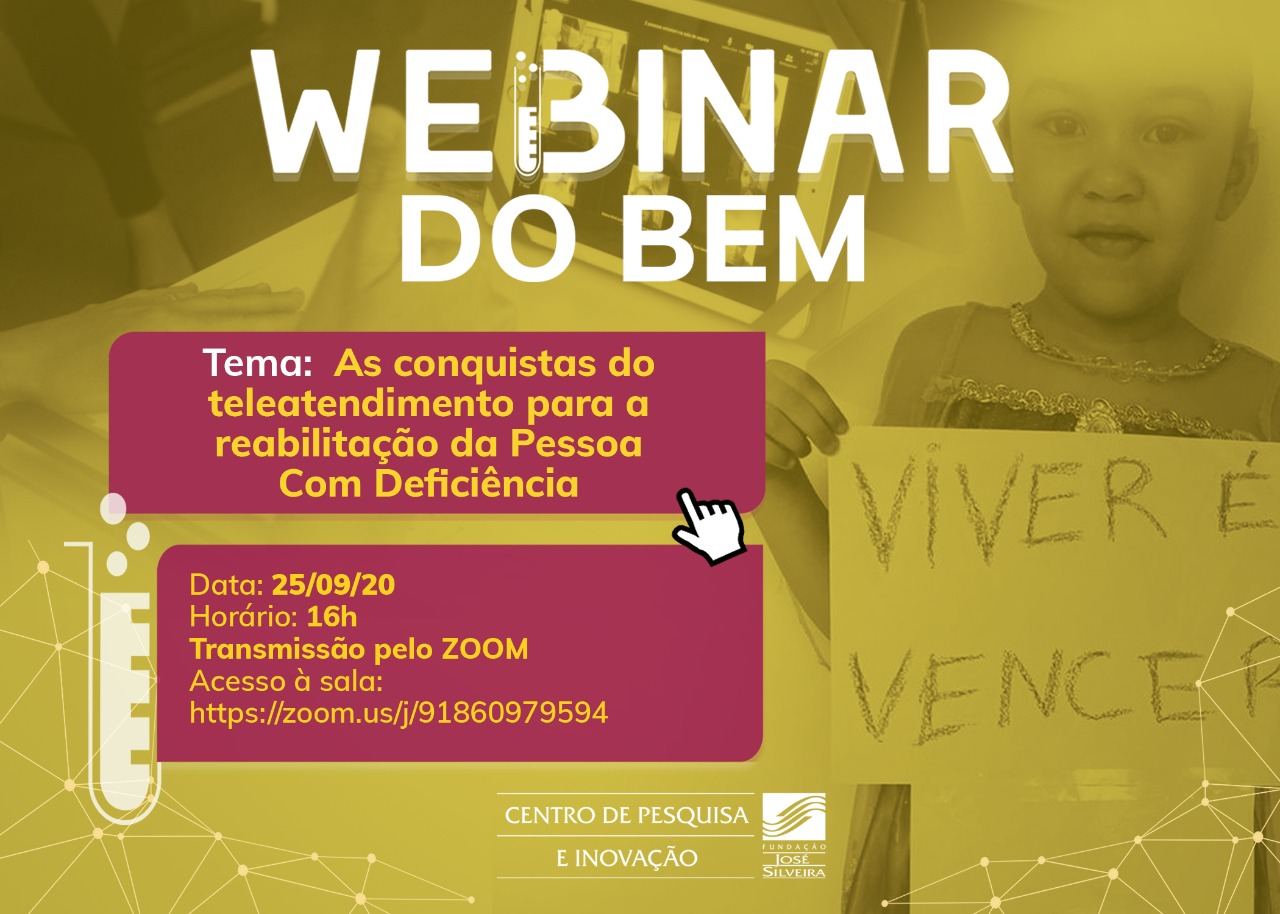 Fundação José Silveira faz videoconferência sobre teleatendimento para reabilitação da pessoa com deficiência Fundação José Silveira faz videoconferência sobre teleatendimento para reabilitação da pessoa com deficiência
