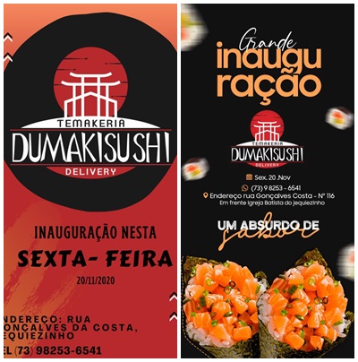 A mais nova Temakeria da cidade