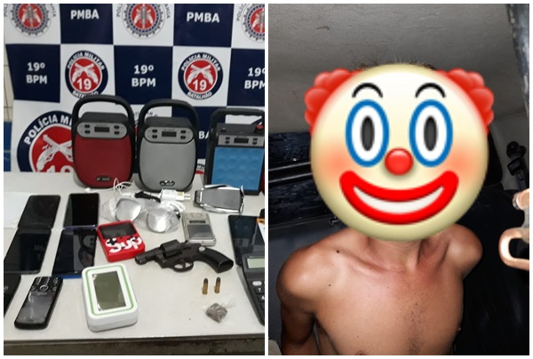 Polícia Militar apreende adolescente que assaltou loja de celulares e o Cebolão Polícia Militar apreende adolescente que assaltou loja de celulares e o Cebolão