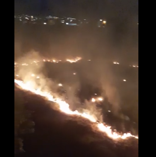 Incêndio no aeroporto de Jequié Incêndio no aeroporto de Jequié