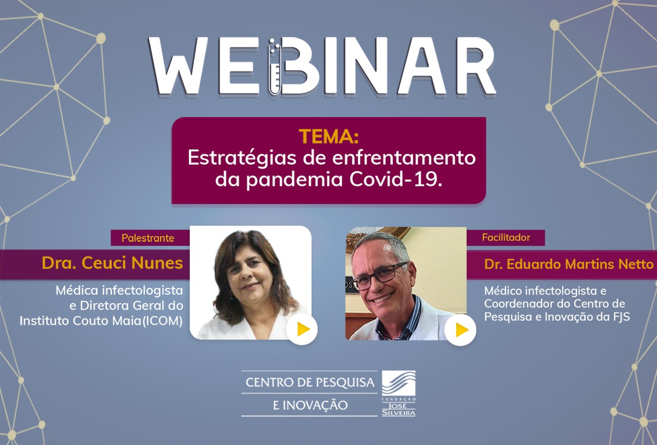 Fundação José Silveira realiza palestra online sobre estratégias de enfrentamento da pandemia Fundação José Silveira realiza palestra online sobre estratégias de enfrentamento da pandemia