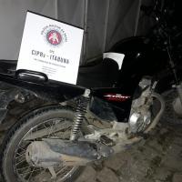 PRE recupera moto roubada durante blitz