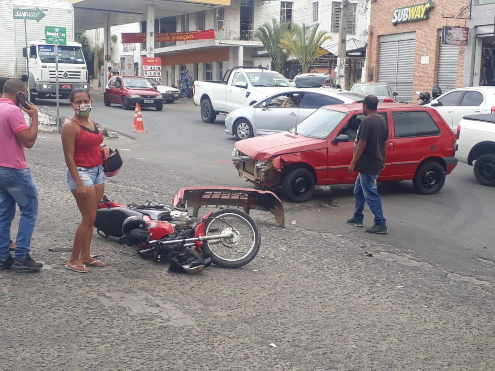 Acidente no Largo do Maringá