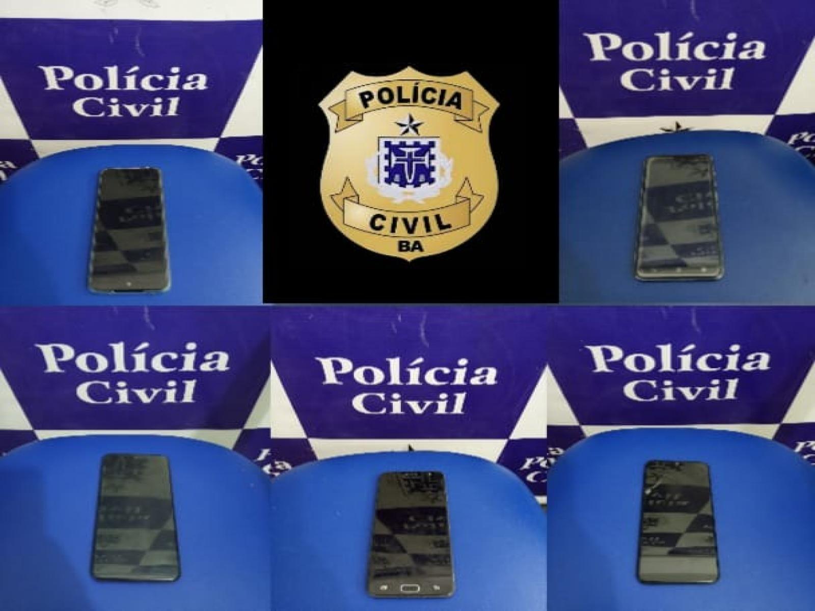 Polícia Civil recupera 5 celulares roubados em Jequié