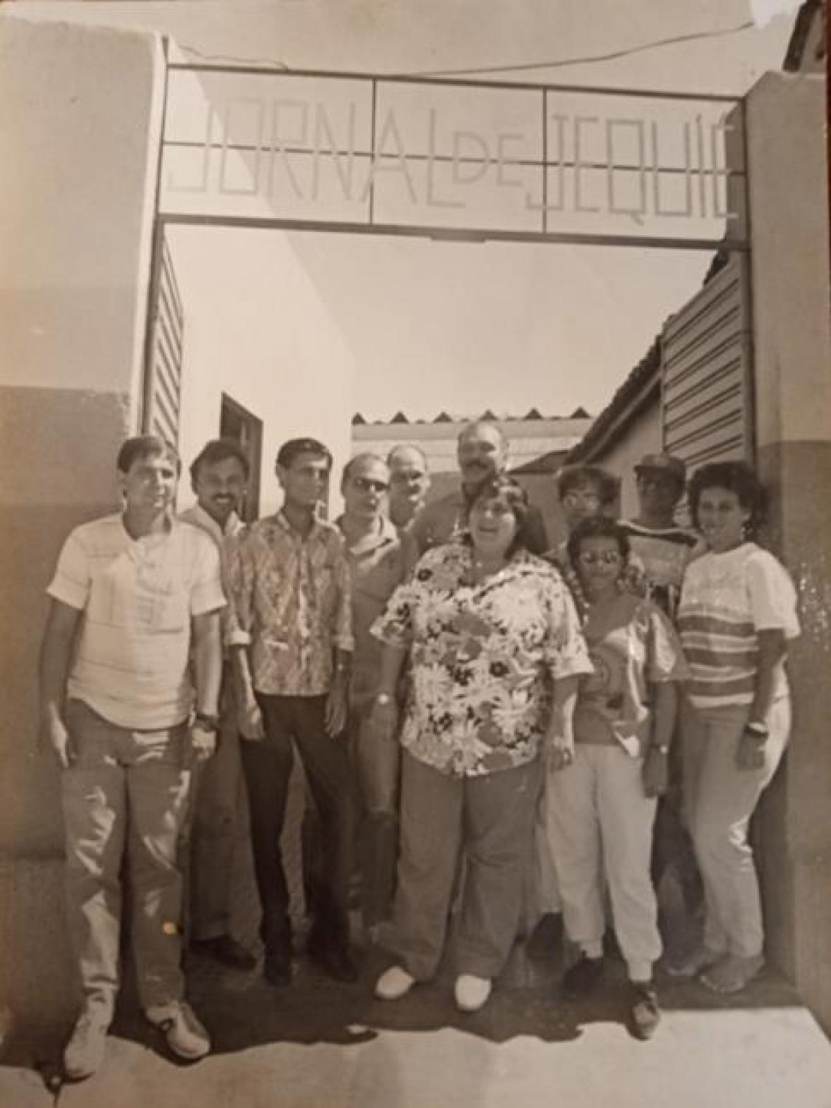 Coluna Jorge Barros: Encontro de Jornalistas na antiga sede do Jornal Jequié, nos Recortes da Memória