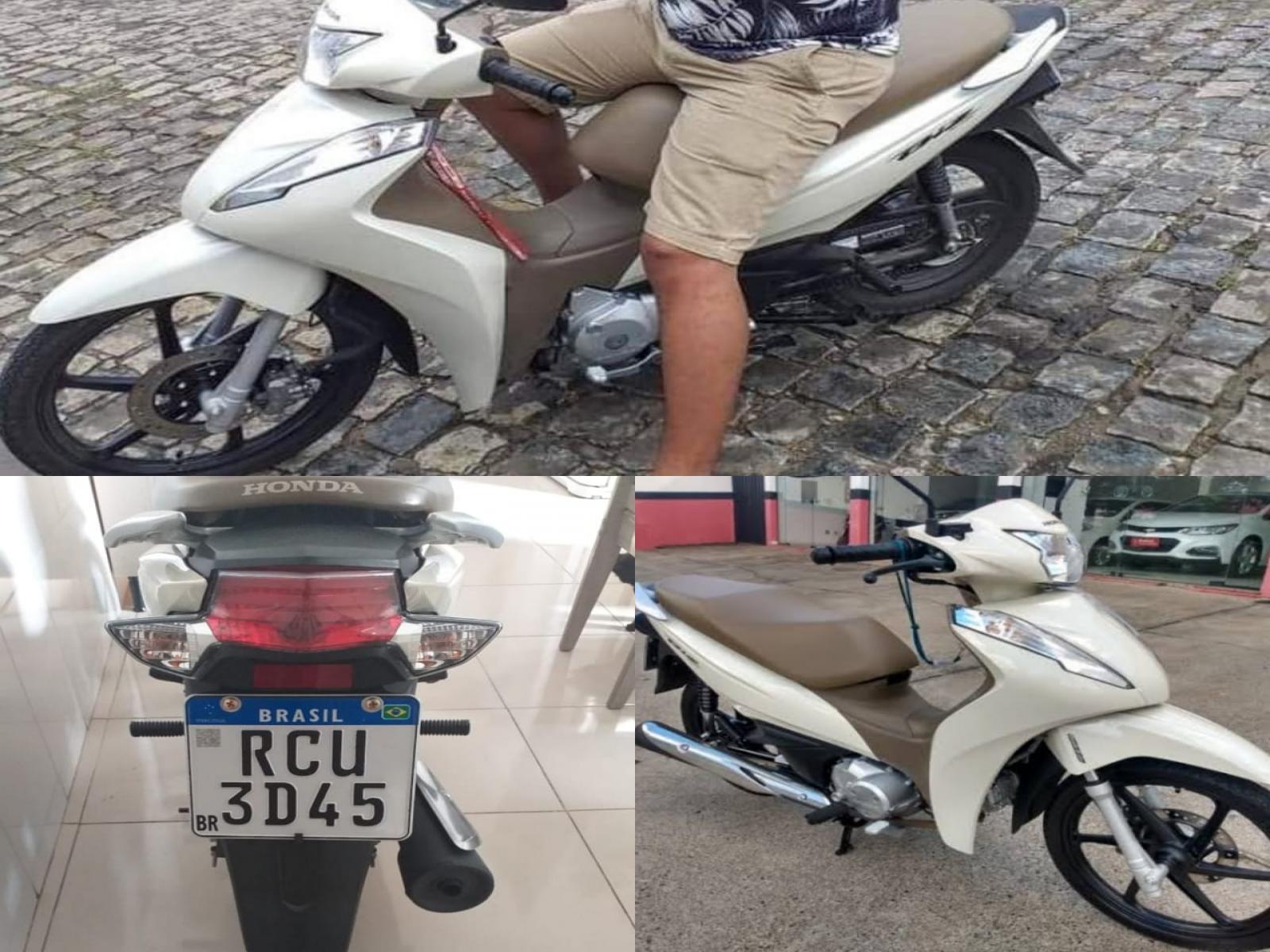 Mulher assaltada no Alto do Funil, bandidos roubaram uma moto
