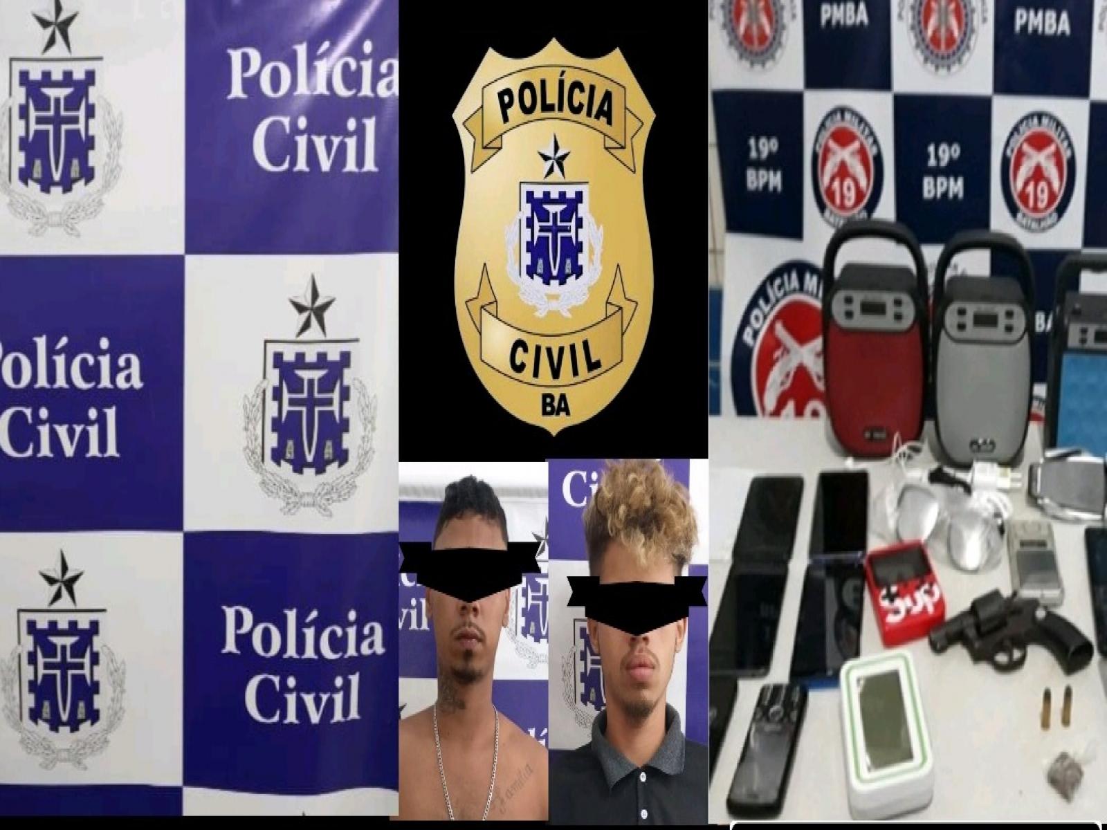 Polícia Civil prende o segundo assaltante que roubou duas lojas de celulares em Jequié