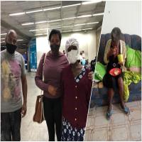 Final feliz, idosa que vivia em situação de abandono em Jequié já está em São Paulo com a família