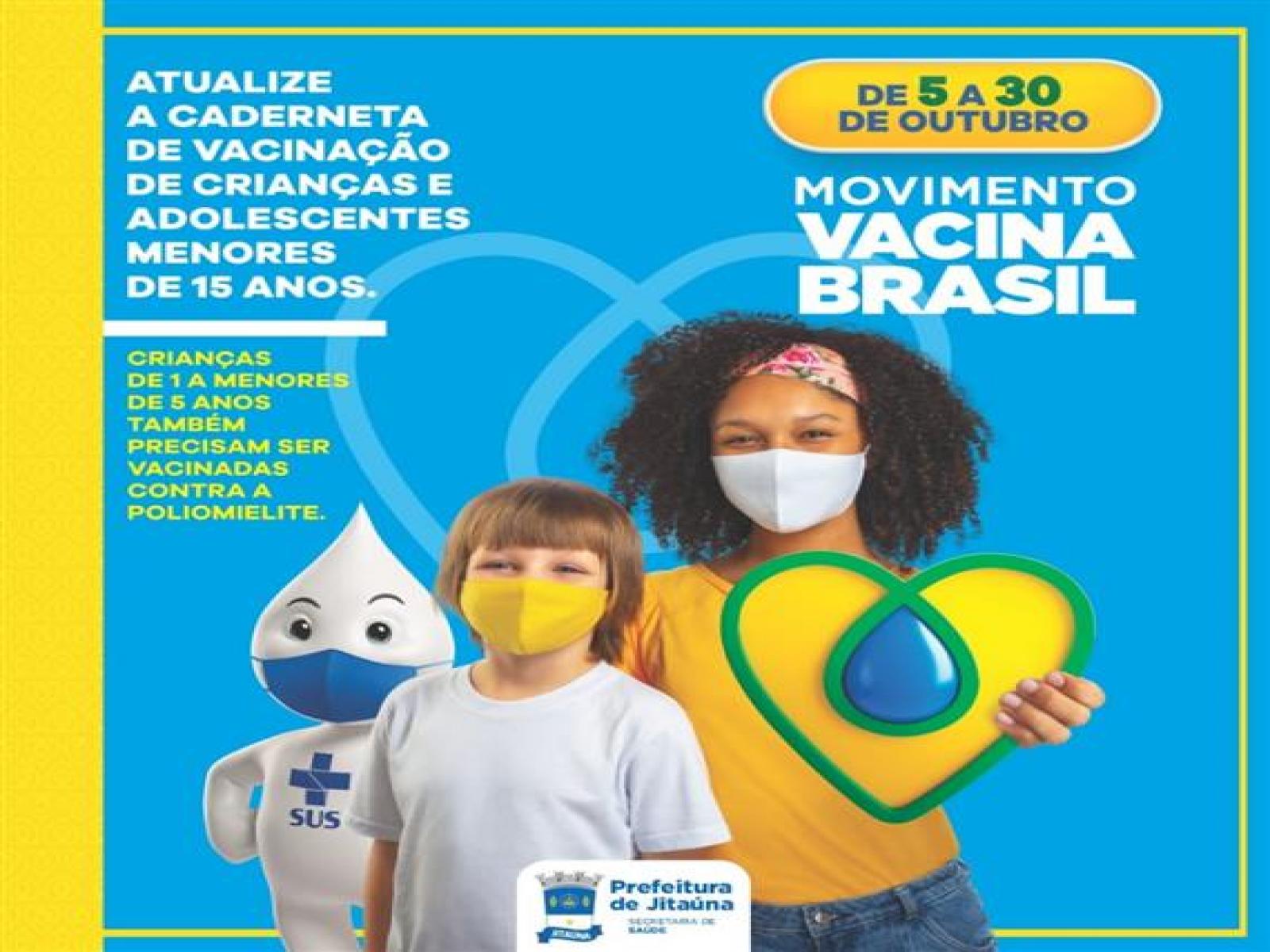 Campanha de vacinação contra Poliomielite termina na sexta-feira, 30. Vacine-se!