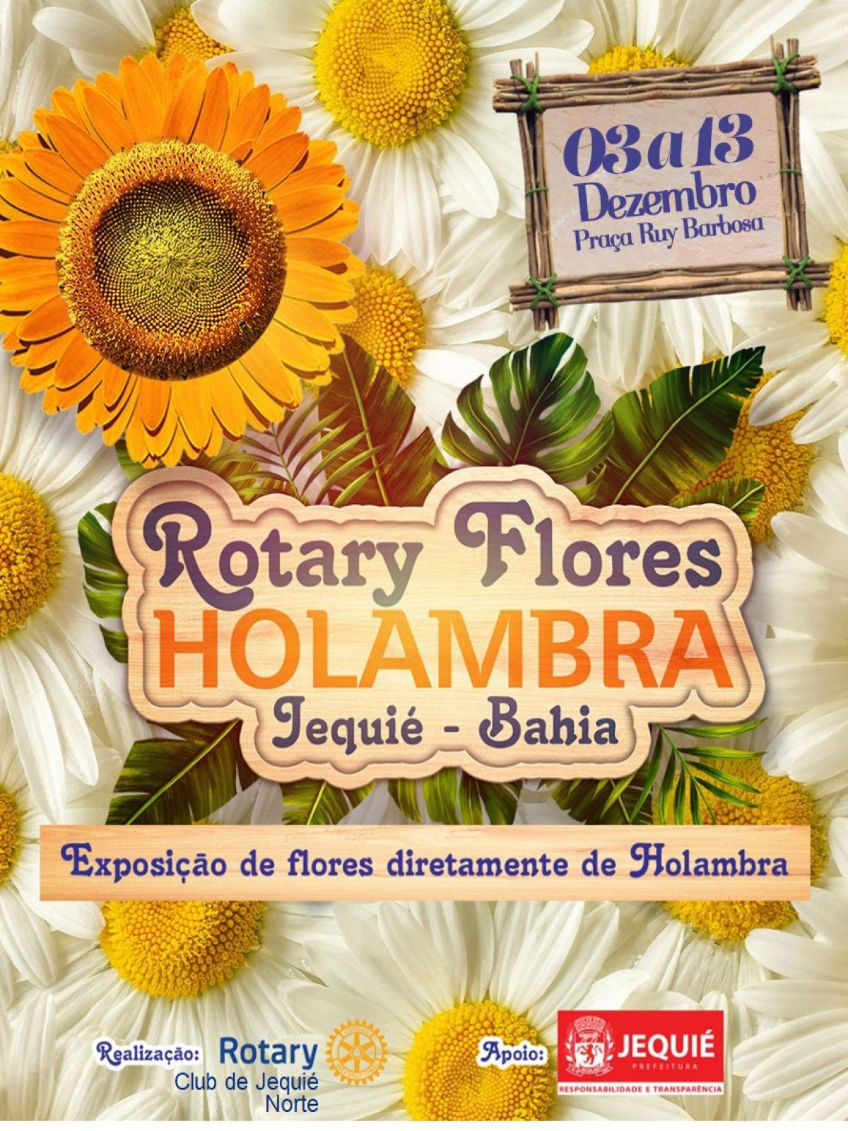 Rotary Clube traz a Jequié mais uma dição da feira de flores de Holambra