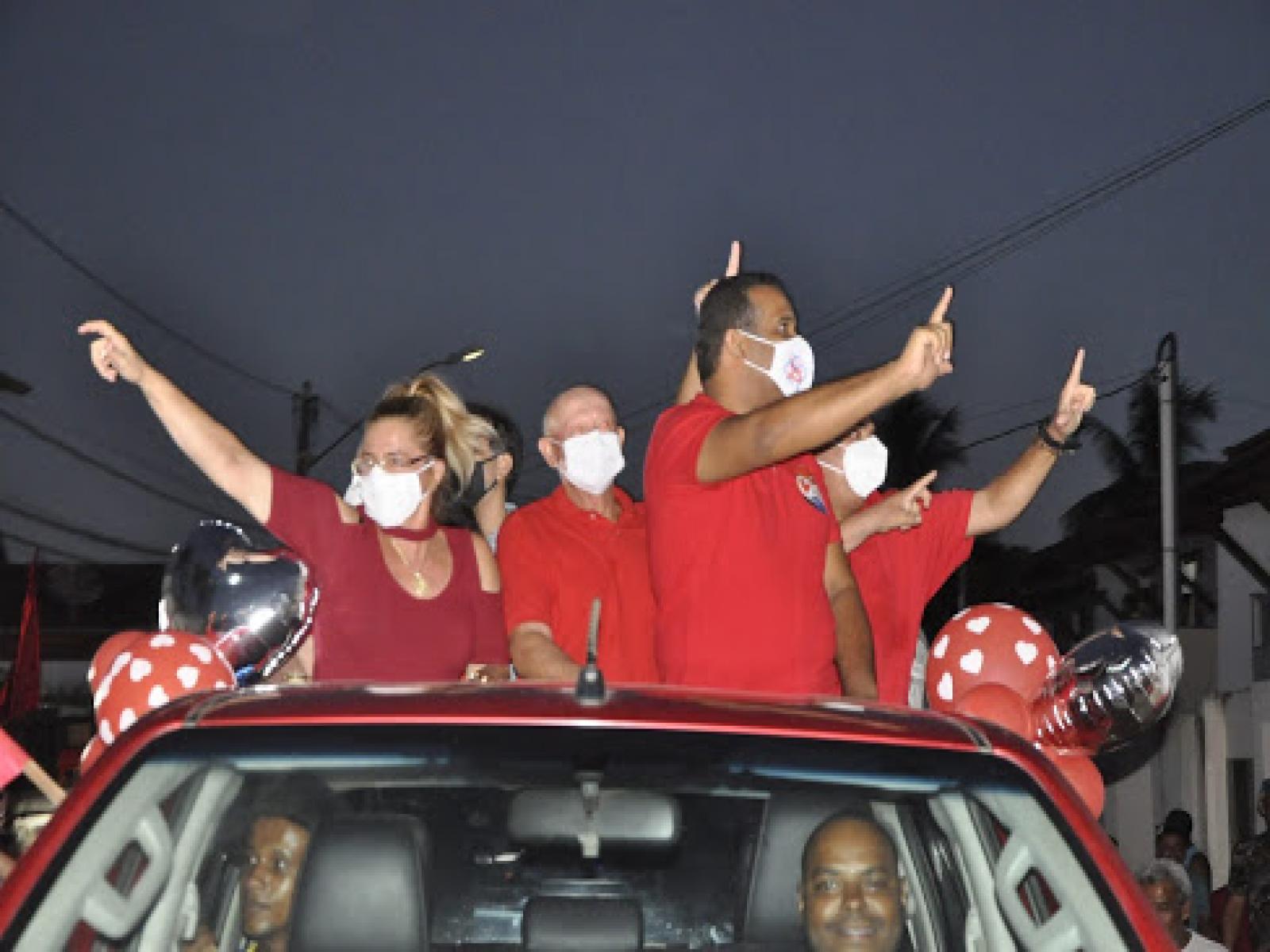 Ibirataia: Mega carreata encerra evento político dos candidatos Eurides e Caio Pina
