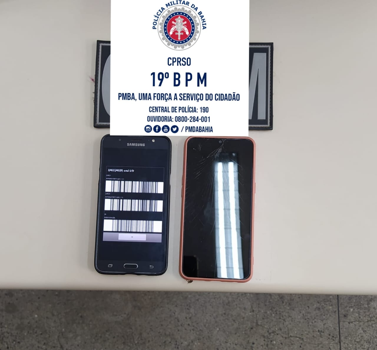 Polícia Militar deteve casal com celular roubado no Alto do Cemitério