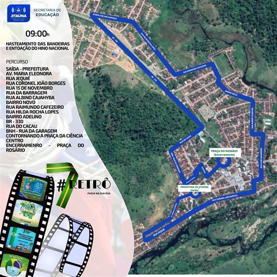 Secretaria de Educação realizará desfile do 7 Retrô em Jitaúna Secretaria de Educação realizará desfile do 7 Retrô em Jitaúna