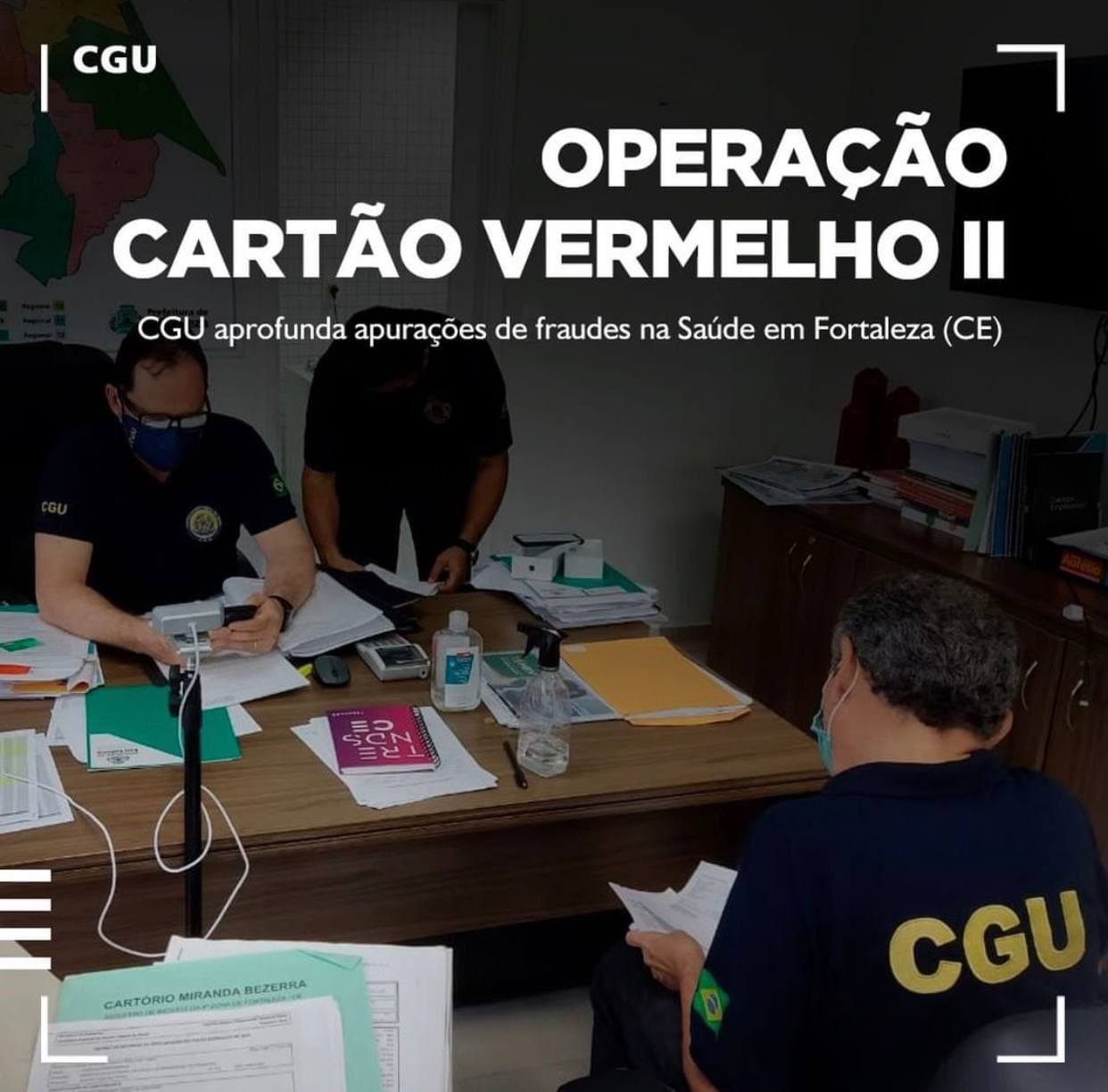 Covidão: CGU aprofunda apurações de fraudes na Saúde em Fortaleza (CE) Covidão: CGU aprofunda apurações de fraudes na Saúde em Fortaleza (CE)