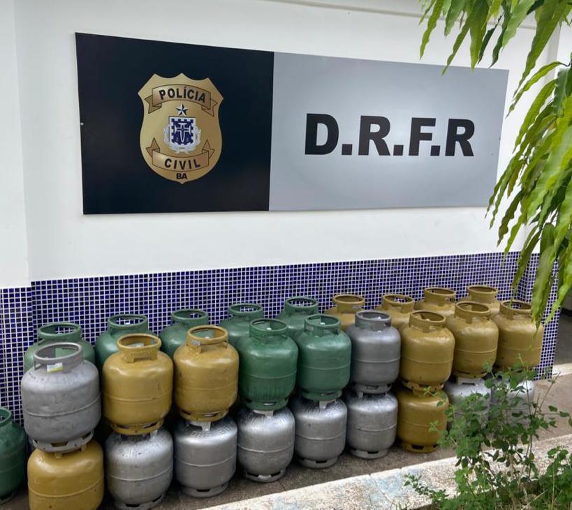 Polícia Civil recupera carga de gás que era vendida ilegalmente em Jequié