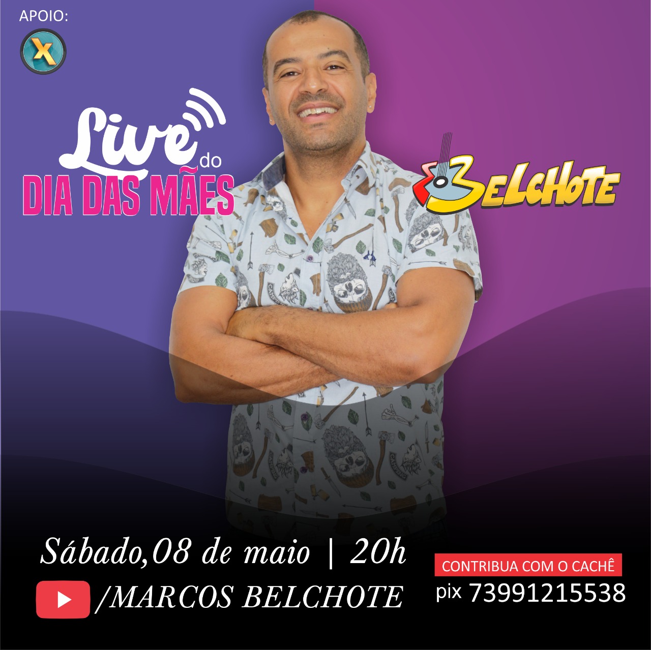 Live do Dia das Mães com Marcos Belchote Live do Dia das Mães com Marcos Belchote