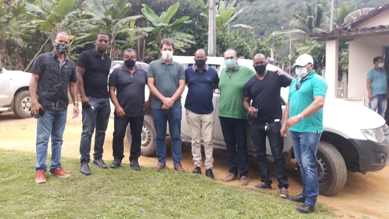 PREFEITO ZÉ COCÁ, HASSAN E SOLDADO GILVAN VISITAM EMILIANO PREFEITO ZÉ COCÁ, HASSAN E SOLDADO GILVAN VISITAM EMILIANO