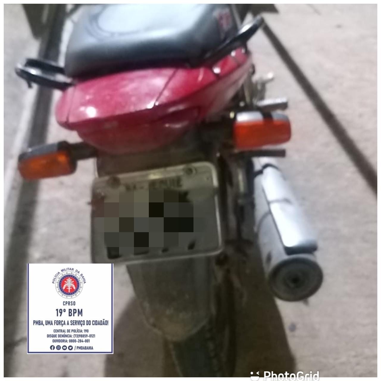 Policia localiza moto roubada próximo ao Colinas de São Paulo Policia localiza moto roubada próximo ao Colinas de São Paulo