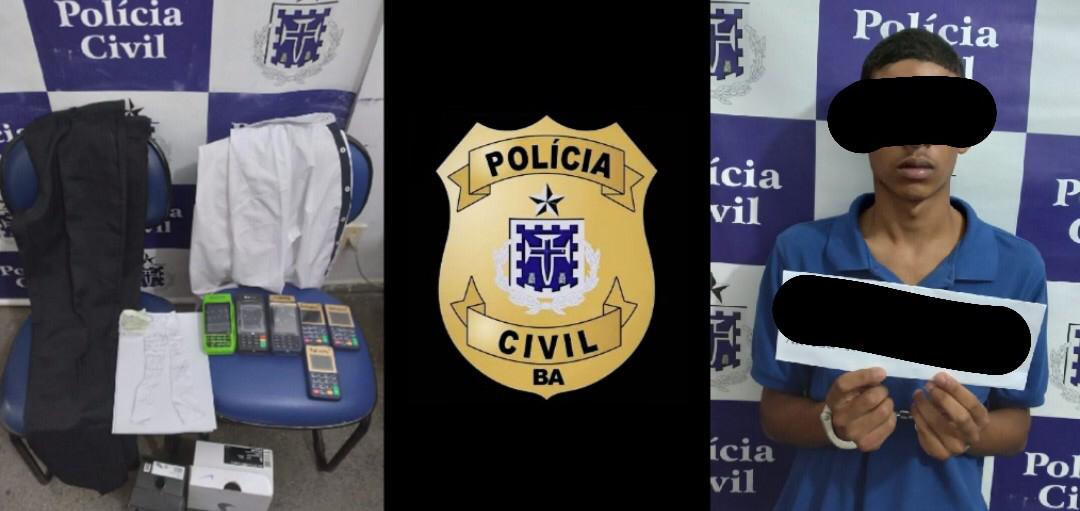 Polícia Civil prende estelionatário que aplicava golpes em Jequié Polícia Civil prende estelionatário que aplicava golpes em Jequié