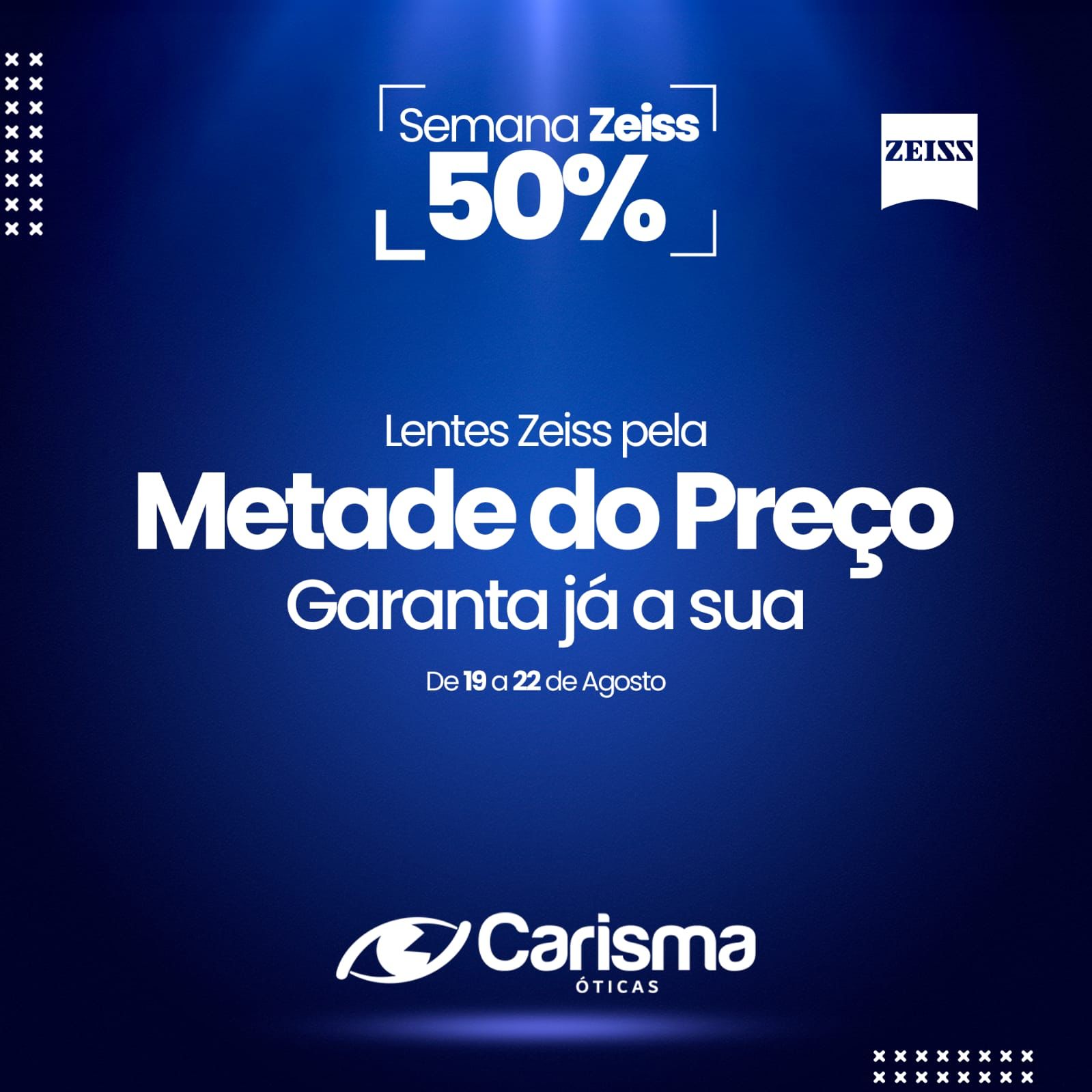 Corre para as Óticas Carisma