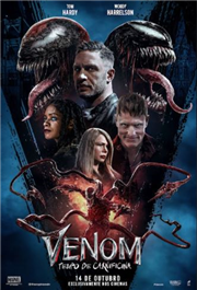 Em cartaz no Cine São José, Venom – Tempo de Carnificina Em cartaz no Cine São José, Venom – Tempo de Carnificina