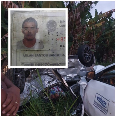 Embasa se pronuncia sobre acidente envolvendo funcionário e a morte de duas pessoas na BR 330 Embasa se pronuncia sobre acidente envolvendo funcionário e a morte de duas pessoas na BR 330