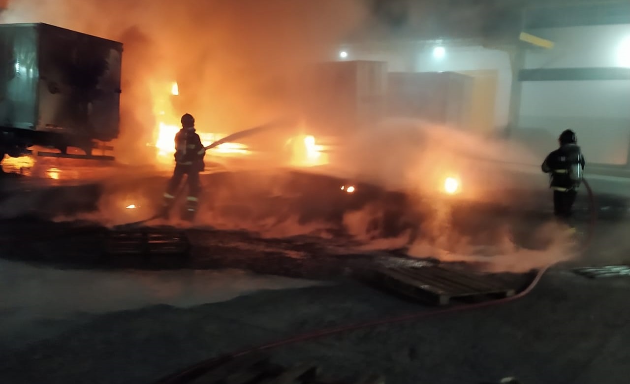 Incêndio no pátio da Gameleira, em Jequié