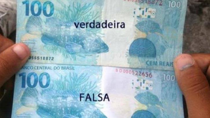 Estelionatário é detido com 900 reais falsificados no bairro Jequiezinho Estelionatário é detido com 900 reais falsificados no bairro Jequiezinho