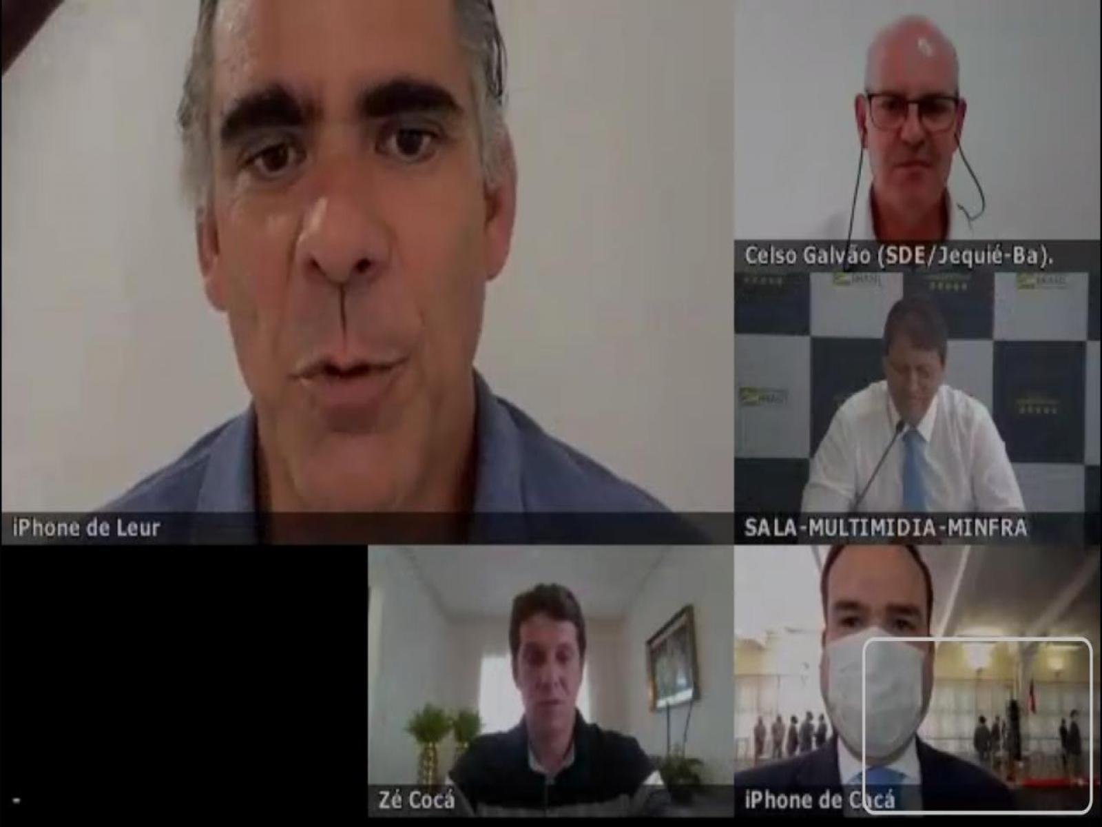 Leur Lomanto Jr ressalta importância de plataforma multimodal porto seco para Jequié e sugere reunião entre Ministério, Bamin, Prefeitura e Governo