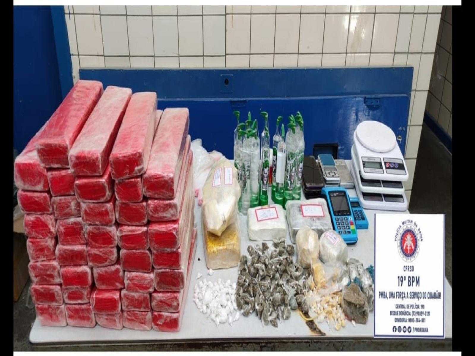 19BPM faz a maior apreenção de drogas do ano em Jequié