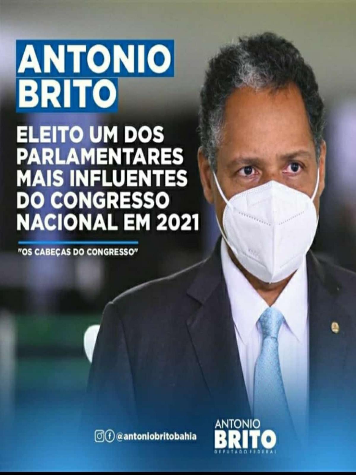 Antonio Brito é eleito um dos parlamentares mais Influentes do Congresso Nacional