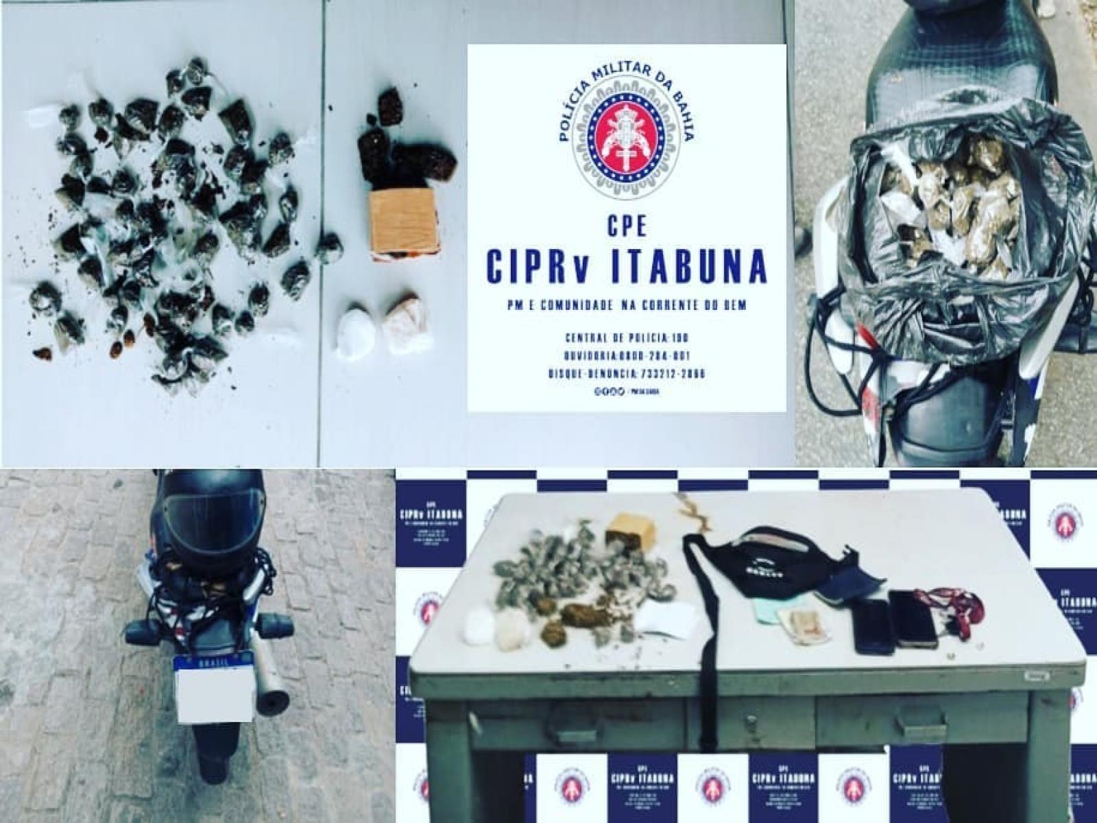 PRE prende casal com drogas em Itajuru