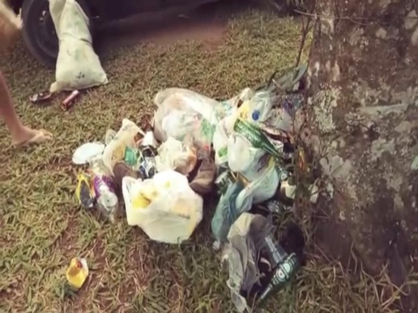 Vídeo mostra a poluição e devastação da Cachoeira de Humaitá