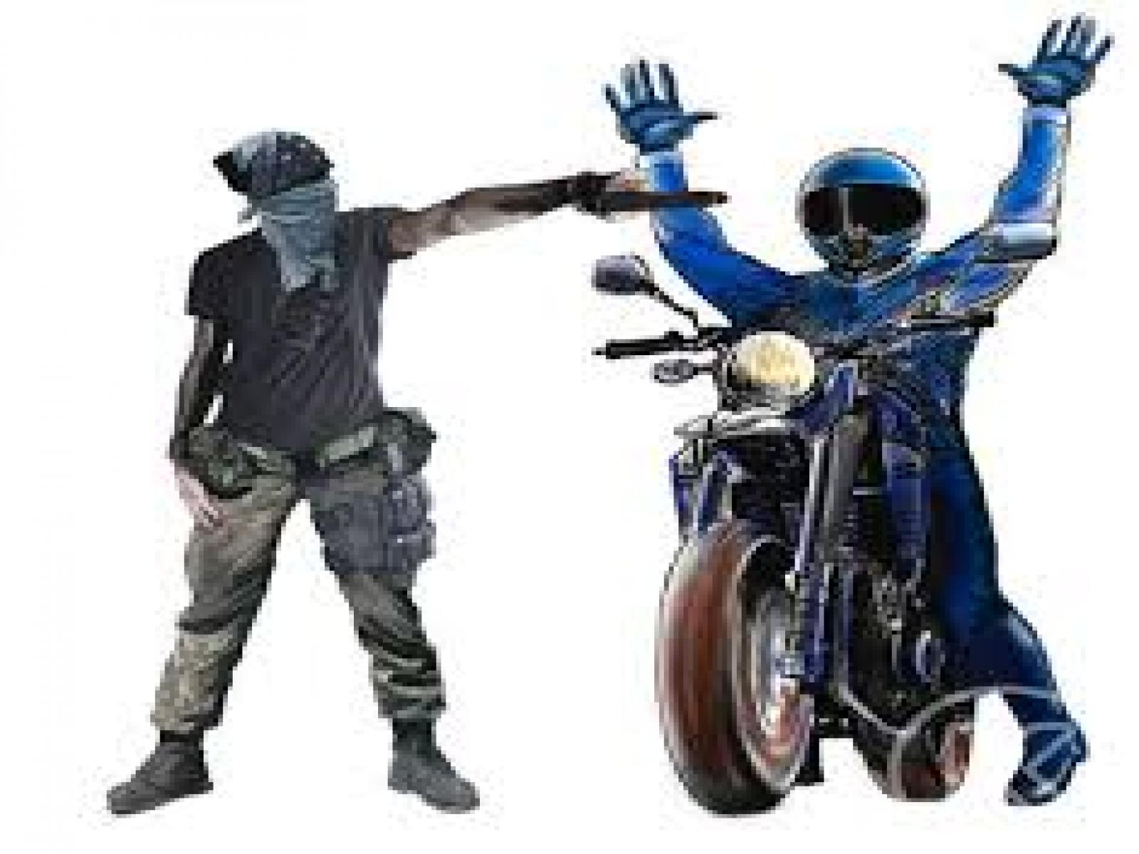 Moto tomada de assalto no bairro Mandacaru