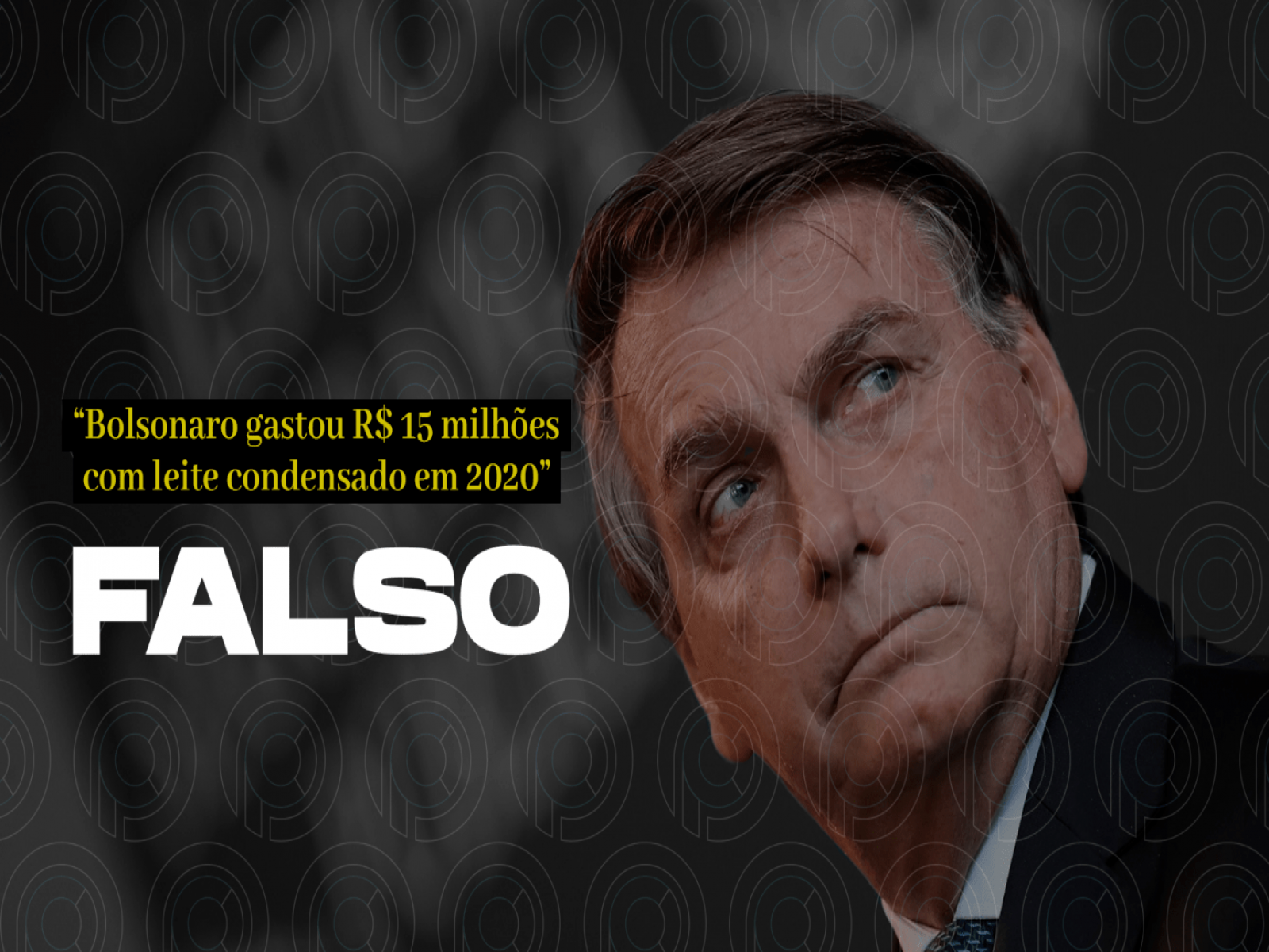 Bolsonaro não gastou R$ 15 milhões em leite condensado; cifra equivale à despesa de todo o governo federal
