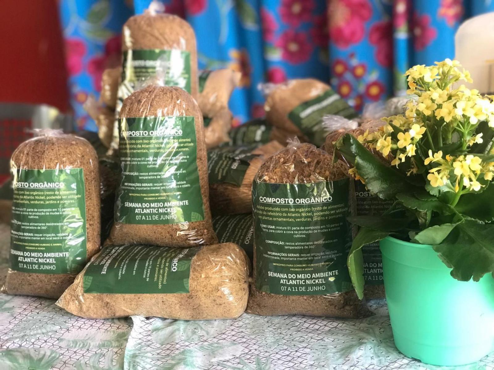 Atlantic Nickel zera desperdício de alimentos com produção de composto orgânico utilizado para reflorestamento de Mata Atlântica