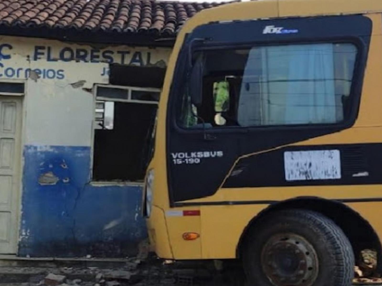 Jequié: aluno causou acidente envolvendo ônibus escolar no distrito de Florestal