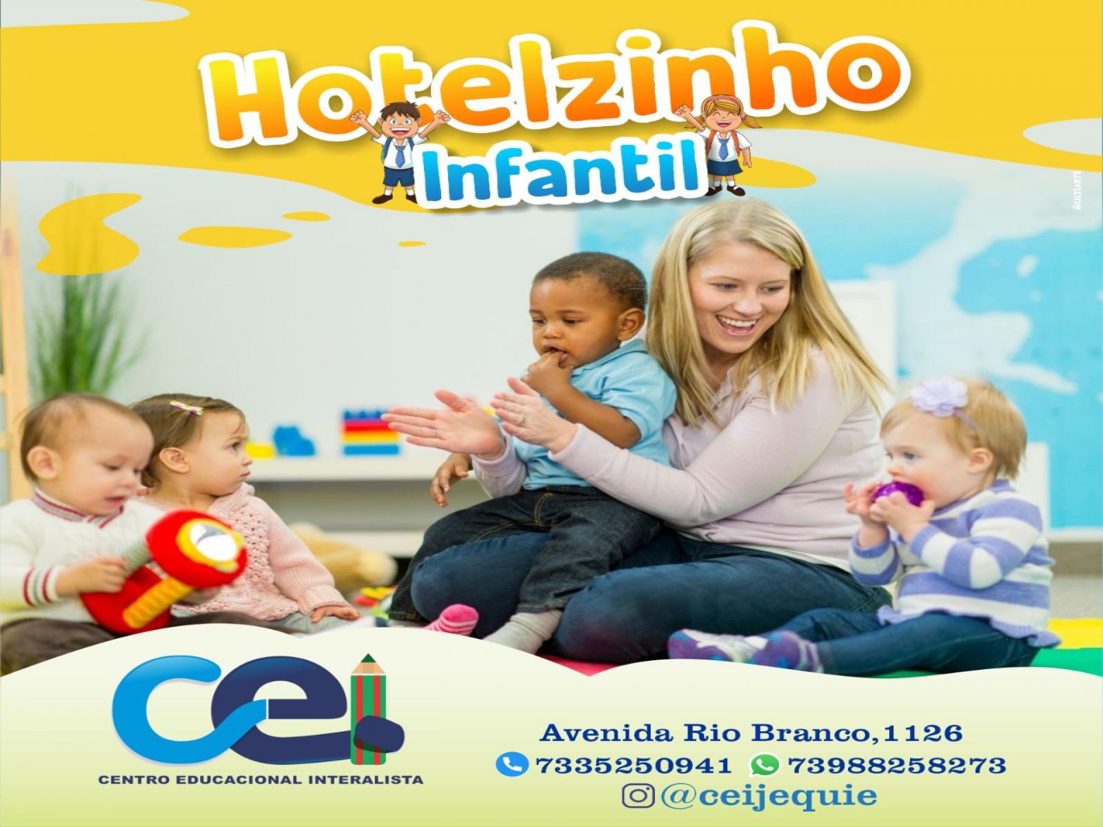 Vai para a festa? Deixe seu filho no hotelzinho do Colégio CEI