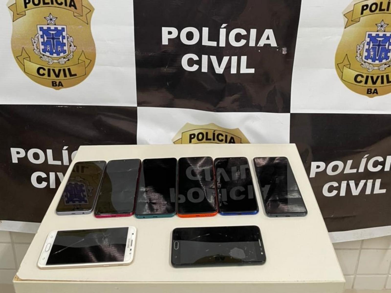 Ipiaú: Polícia Civil recuperou 8 celulares roubados e indiciou 7 pessoas