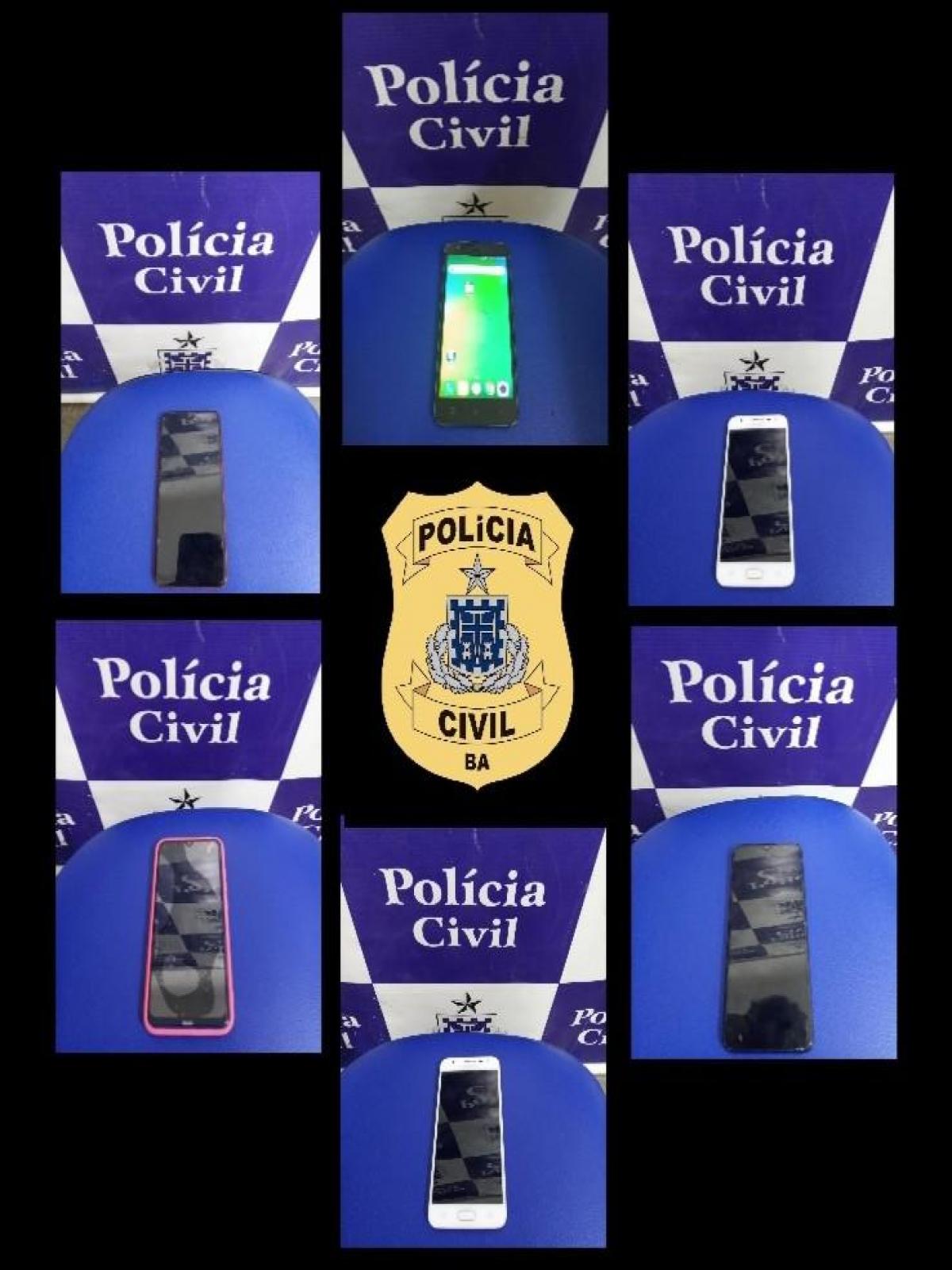 Delegacia de Repressão a Furtos e Roubos de Jequié recuperou 6 celulares roubados