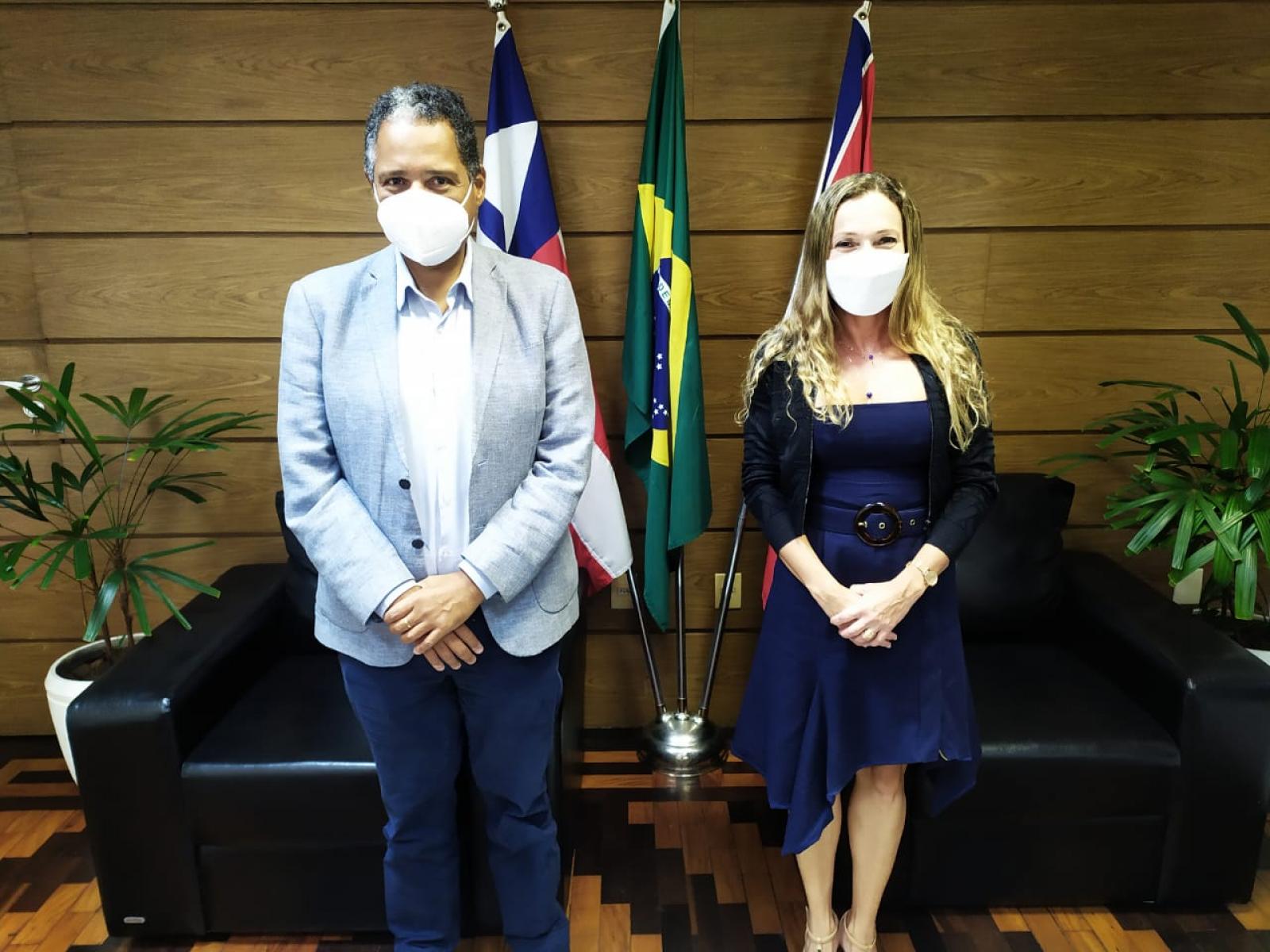 Antonio Brito se reúne com delegada-Chefe da Polícia Civil para tratar de investimentos na segurança pública