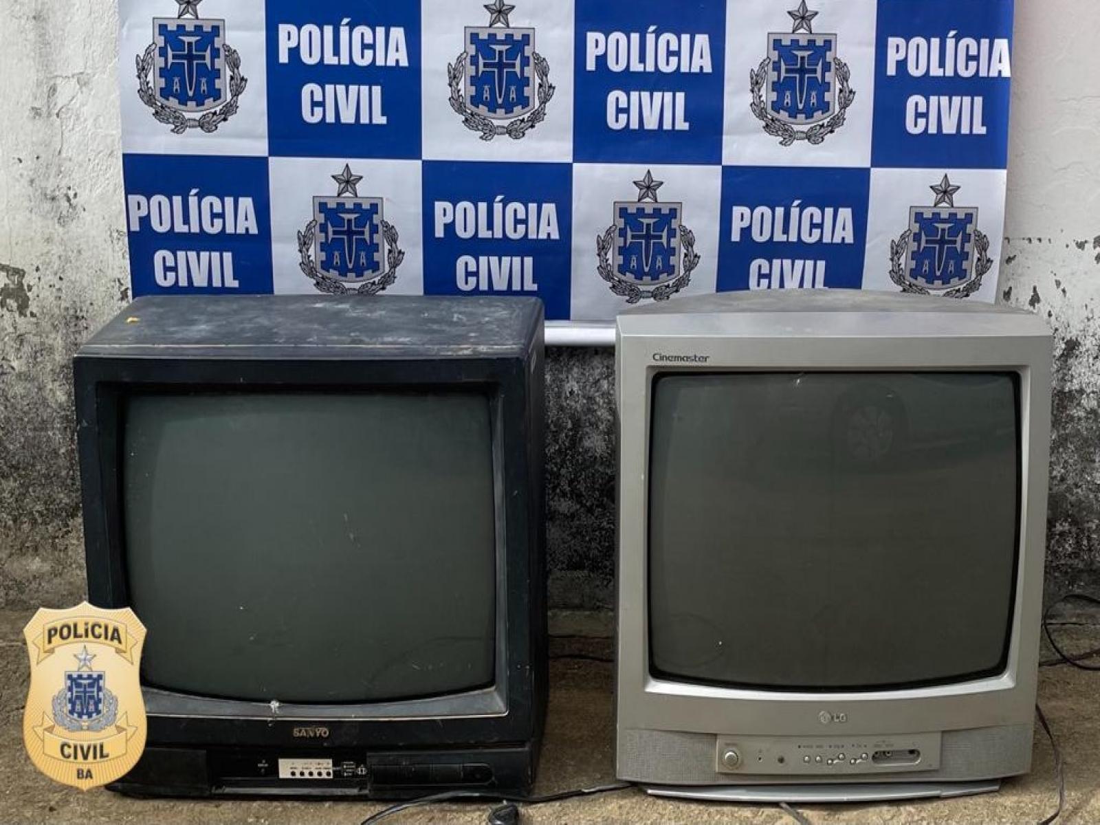 Santa Inês: Polícia Civil recuperou dois televisores furtados em colégio estadual