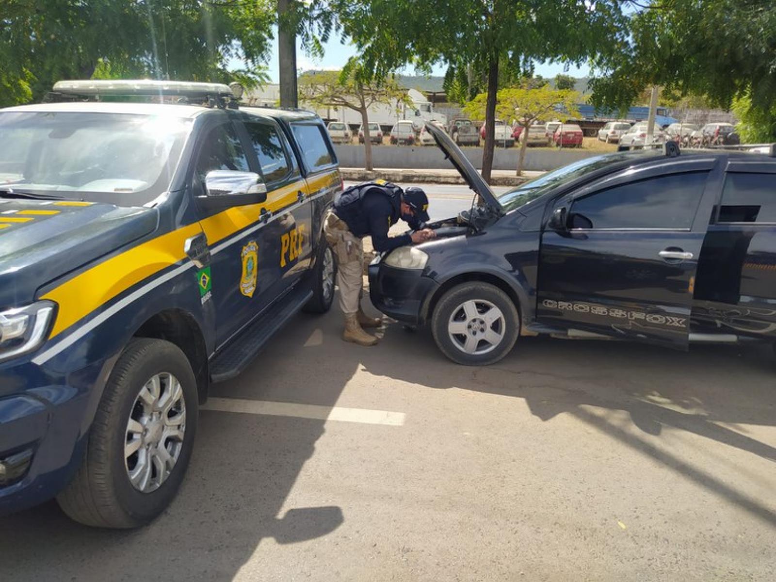 PRF recupera em Barreiras (BA) CrossFox furtado em Ipiaú (BA) e família agradece: ainda estamos pagando prestação do carro