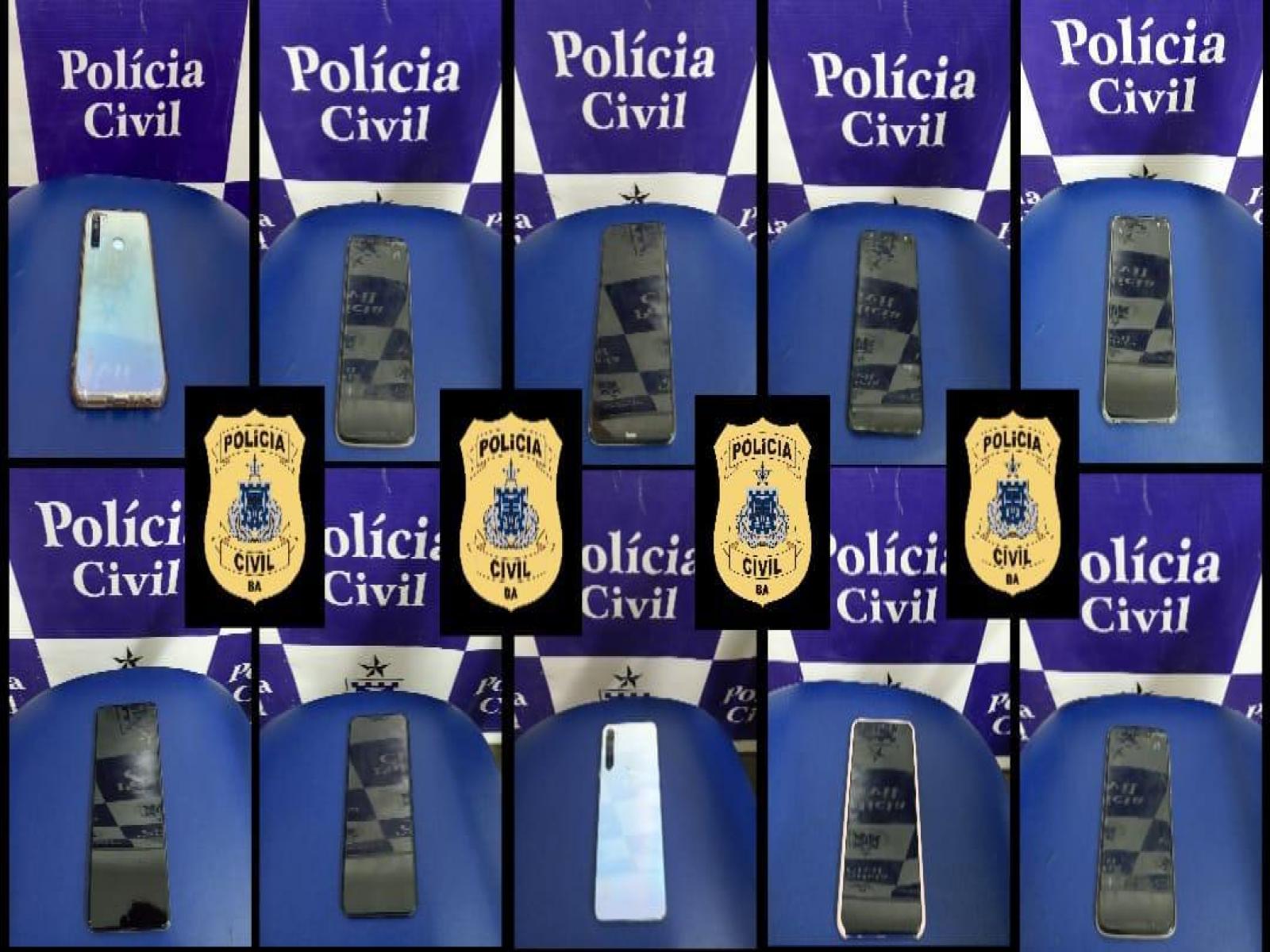 Polícia Civil recupera 10 celulares roubados em Jequié