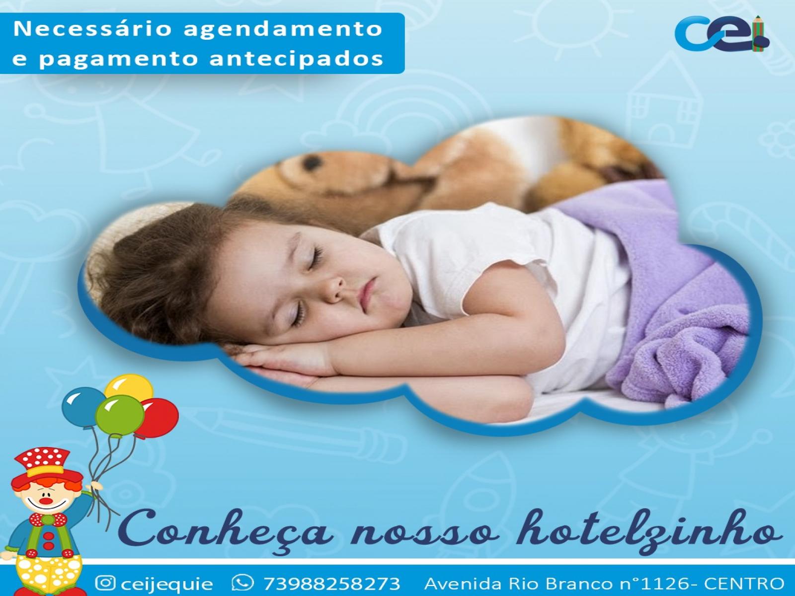 Hotelzinho infantil do Colégio CEI