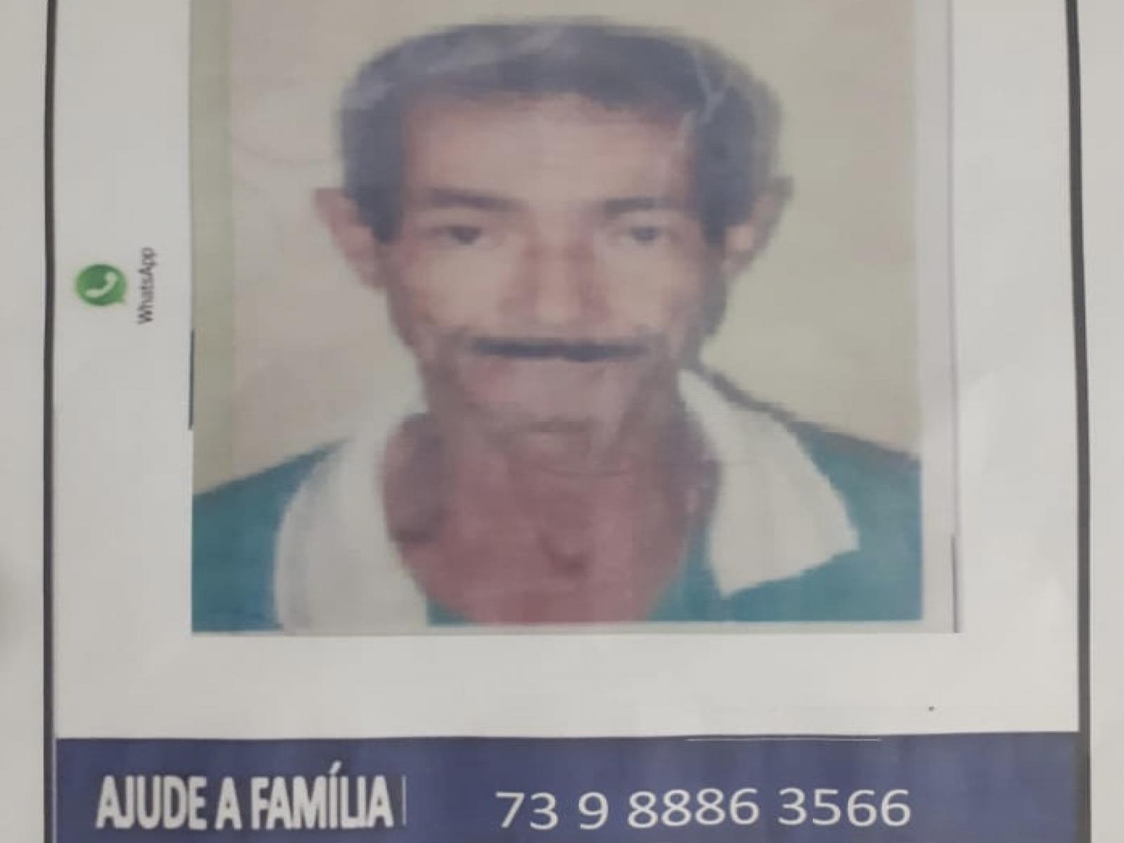 Idoso está desaparecido há 4 dias em Jequié