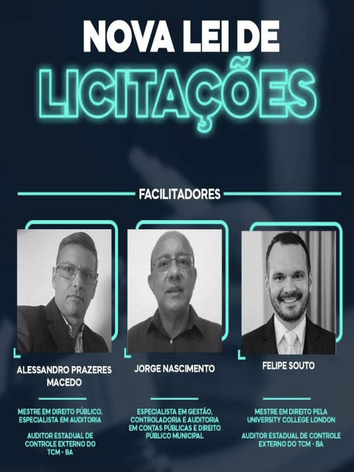SEGUNDO CURSO PRESENCIAL DA BAHIA SOBRE A NOVA LEI DE LICITAÇÕES EM JEQUIÉ