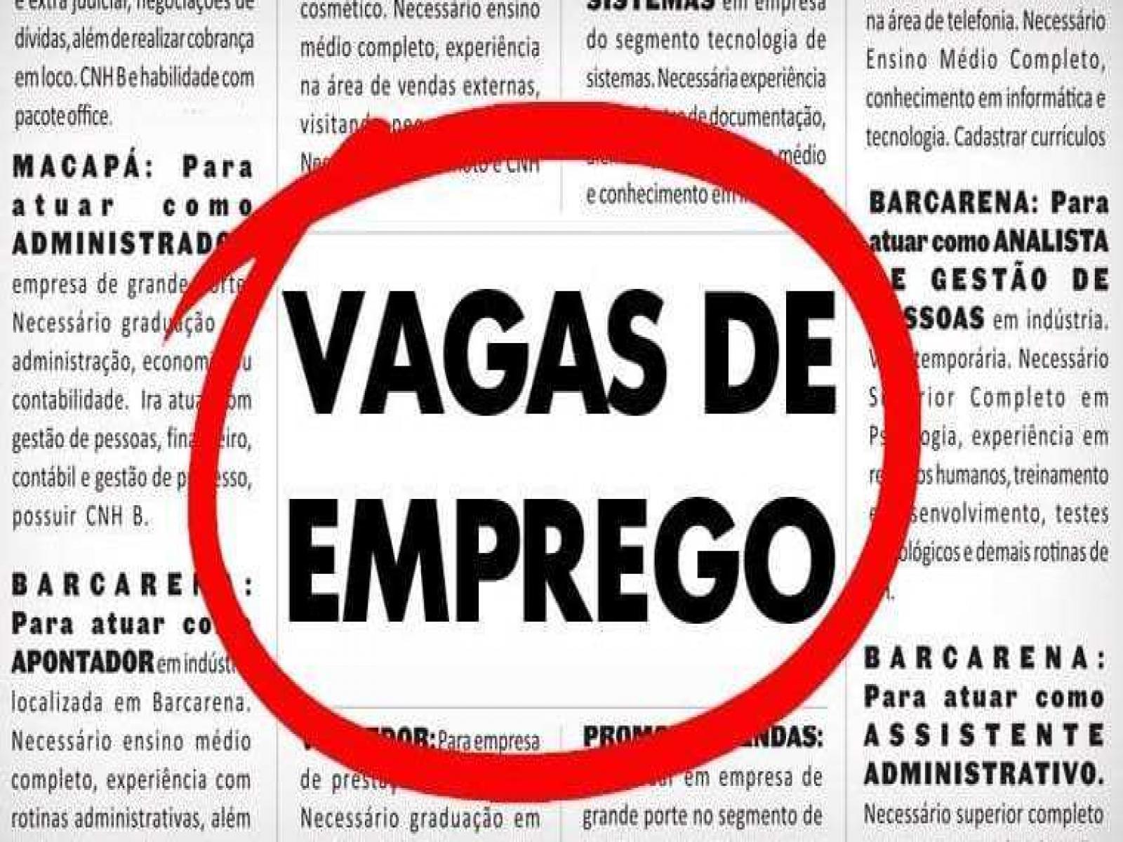 VAGAS DE EMPREGO - RESTAURANTE