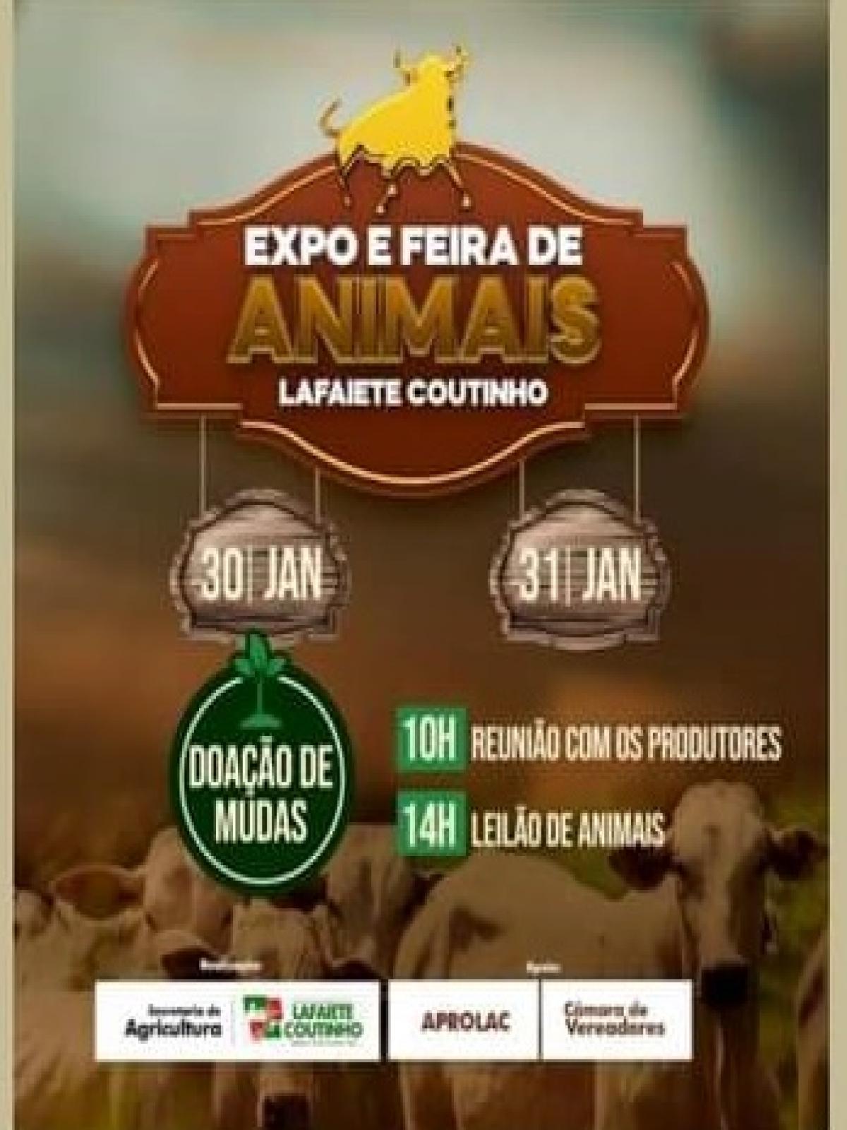 Prefeitura de Lafaiete Coutinho realiza a primeira Expo Feira de Animais 2021