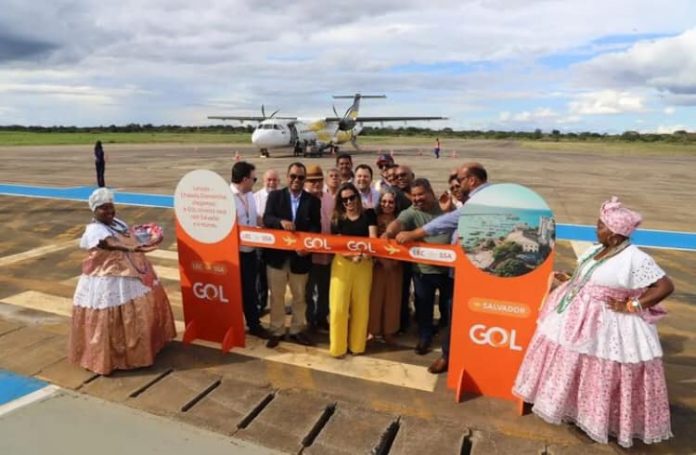 Gol inicia voo Salvador-Lençóis com duas linhas por semana Gol inicia voo Salvador-Lençóis com duas linhas por semana